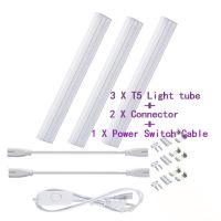 T5หลอด Led 6W หลอดนีออน Led หลอดไฟโคมไฟติดผนังสีขาวอบอุ่นเย็น110V 220V Eu Us