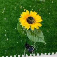 Solar Sunflower Landscape Lamp Lawn Garden Decoration Ground Light for Street Path Holiday Solar Light Pathway Lamp Waterproof