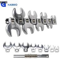 FZP062 ไดรฟ์ Crowfoot ชุดประแจมือเมตริก Chrome Plated Spanner 8 Pcs 3/8นิ้วรถซ่อมเครื่องมือประแจอุปกรณ์ทำมือหัวเปลี่ยนได้