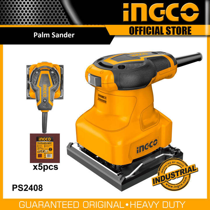 Ingco PS2408 Industrial Palm Sander Sheet Finish Sander Finishing Tool