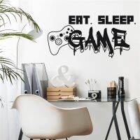 สติกเกอร์ไวนิลติดผนังเกมส์ KABOER EAT SLEEP จอยเกม