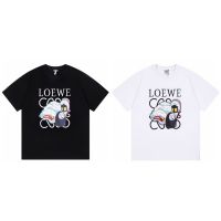 Luo Yiwei Qian And Chihiro Faceless Male Digital Printing Tide Brand Short-Sleeved High-Quality Cotton Loose Mens And Womens T-Shirt Summer