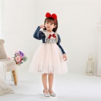 ▤ Halloween girl snow white dress autumn and winter childrens long-sleeved tutu skirt performance costume baby costume wholesale