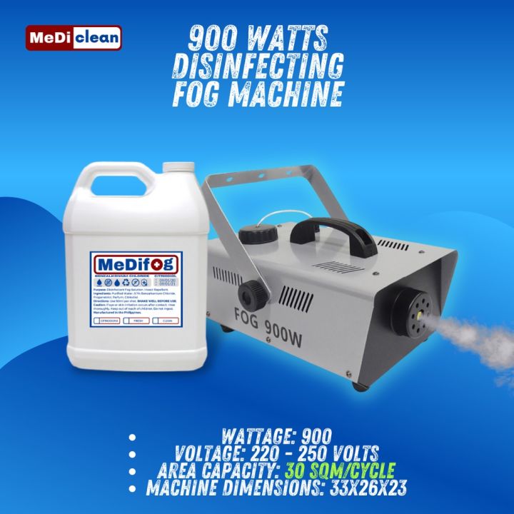 FOG MACHINE DISINFECTION MEDI FOG FOGGER DISINFECTANT 900 WATTS with