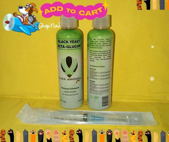BLACK ARMOUR Immune Enhancer (Black Yeast BetaGlucan) with 1 FREE Syringe Lazada PH