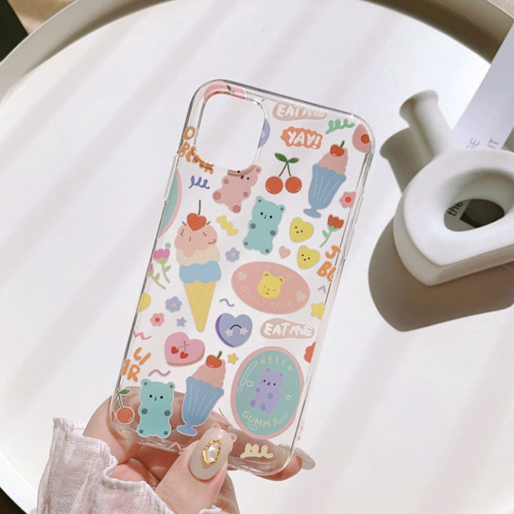 เคสซิริโคนvivo-ลายการ์ตูนหมีพูห์สำหรับรุ่น-vivo-y3-y11-v15-v15-prov17pro-y12-y17-y19-y95-y93-y91i-304