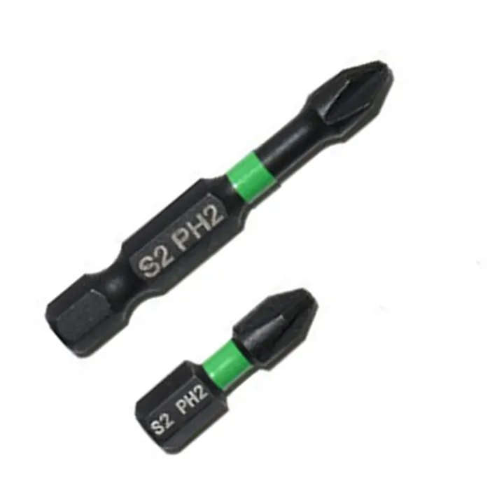 2pcs-25mm-50mm-magnetic-non-slip-batch-head-ph2-cross-screwdriver-set-hex-shank-for-rechargeable-drill-electric-hand-drill-screw-nut-drivers