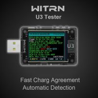 Witrn U3 Bluetooth PC APP USB Tester Current Voltage Meter QC5 PD3.0 2.0 PPS Fast Charging Protocol Capacity PD Trigger Monitor