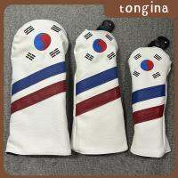 Tongina 3x Golfschlägerkopfabdeckung Driver Golf ปลอกหุ้มหัวไม้กอล์ฟ