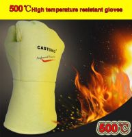 CASTONG 500 degree high temperature gloves Palm thickening Anti-scalding gloves high temperature protective gloves