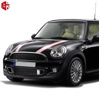 LANKU Hood Bonnet ด้านหลัง Trunk Stripes Decal สติกเกอร์สำหรับ Mini Cooper R56 2007-2013 Hatchback