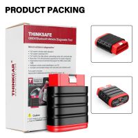 Thinksafe Thinksafe Thinkcar Thinksafe OBD2เครื่องสแกนบลูทูธเครื่องอ่านโค้ดรถยนต์ระบบสแกนทั้งหมด5รีเซ็ต OBD 2เครื่องมือวินิจฉัยอัตโนมัติ PK Thinkdiag