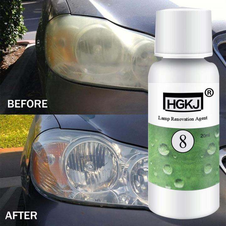 HGKJ-8-20ML Car Vehicle Headlight Lamp Lens Restoration Agent Repair ...