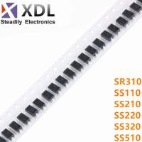 100PCS SS310 SMD SR310 SS110 SS210 SS220 SS320 SS510 Schottky Barrier Rectifier Diode 2A 3A 5A 100V 200V DO-214AC SMA WATTY Electronics