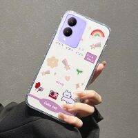 เคสมือถือ VIVO Y17S ใหม่สไตล์แฟชั่น2023รูปการ์ตูนกระต่าย Suger ปลอกอ่อน Vivoy17s ปลอกซิลิโคนโปร่งใสกันกระแทก