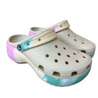 //Buy1 Free 4 Jibbitzs=100฿// Crocs Classic Platform Clog สูง 2.7" รองเท้า crocs หัวโต รองเท้าหัวโต รองเท้าสุขภาพ รองเท้าแตะผู้หญิ่ง รองเท้าหัวโตผู้หญิง รองเท้าครอส