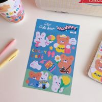 ขายดี? [Cake bear น้ำเงิน]B.LANDD STICKER CAKE BEAR ตกแต่ง IPHONE, IPAD DIY ด้วยตัวเอง[รหัสสินค้า]2942