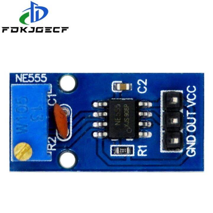 NE555 Adjustable Resistance Frequency Pulse Generator Module Single