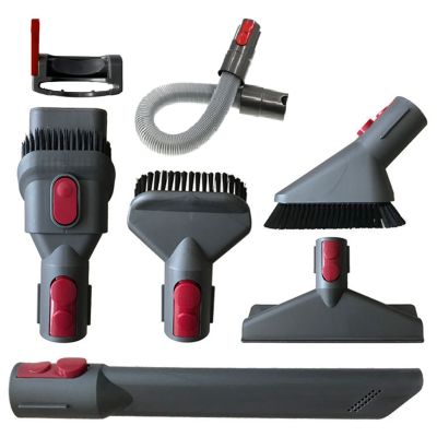 Vacuum Attachment Set for Dyson V7 V8 V10 V11 V12 V15 Vacuum Cleaner Suction Head Mattress Brush Head Soft Brush Accessories