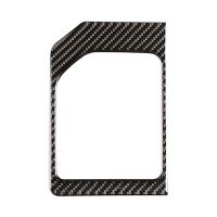 Car Soft Carbon Fiber Gear Shift Box Panel Cover Trim for Toyota-Tundra 2014-2018