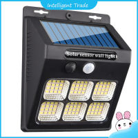 112led โคมไฟแบบพกพา Lampu Tenaga Surya ในตัวแบตเตอรี่ลิเธียมโคมไฟติดผนังมนุษย์เซ็นเซอร์ร่างกายสวนอัจฉริยะ