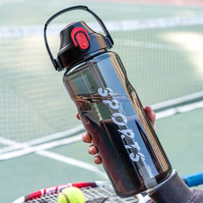 Plastic Water Bottle 1500ml Large Capacity Sport Water Bottle with Straw Outdoor Daily Drinking Water Bottle Fitness Bike Cup