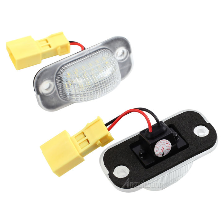 2ชิ้น-led-สีขาวใบอนุญาตหมายเลขทะเบียนไฟ-c-an-bus-12โวลต์สำหรับ-vw-g-olf-ii-mk2-1983-1992-j-etta-ii-1984-1991อุปกรณ์เสริมในรถยนต์ไฟท้าย