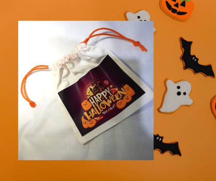 ถุงผ้า-ถุงของขวัญ-ฮาโลวีน-halloween-gift-bag