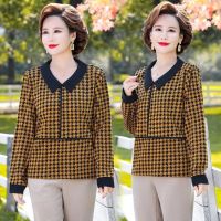 ✵ﺴ Middle-aged mother into autumn fashion new short coat jacket 40 50 middle-aged and old womens autumn/winter jacket