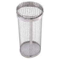 BBQ Rolling Rack Basket Stainless Steel Mesh Cylinder Rack Basket for Camping Picnics Outdoor Round BBQ Rack Grid