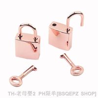 【CC】❒  1PCS 20x35mm Small Zinc Padlock Suitcase Luggage Metal Notebook Diary Lock With 2 Keys Decoration