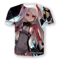 Phechion ใหม่แฟชั่นผู้ชาย/ผู้หญิง Azur Lane 3D พิมพ์แขนสั้นเสื้อยืดสบายๆ Hip Hop ฤดูร้อน T เสื้อ S57