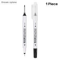 Dream nylone ปากกามาร์กเกอร์สองแฉก20มม. ปากกามาร์กเกอร์แบบเจาะรูลึกทำจากโลหะสำหรับห้องน้ำและงานไม้