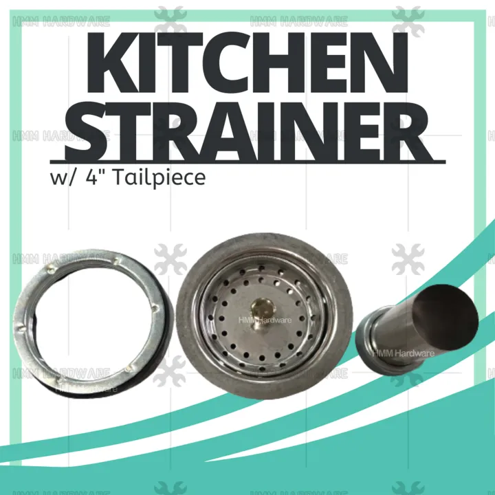 [Fordence] Stainless Kitchen Strainer 4" Tailpiece Lazada PH