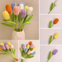 Decoration Bouquet Home Wedding Knit Flower Flower Tulips