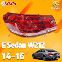 Mercedes Benz E W212 14 15 16 E200 E260 E320 E300 เสื้อ​ไฟท้าย ไฟท้าย​แต่ง ไฟท้ายไฟเบรค​ ไฟเลี้ยว Taillamp Taillight ไฟท้าย​ พร้อมทับทิม ไฟท้ายกันชนหลังสําหรับ​ ทับทิมในฝาท้ายไฟท้าย