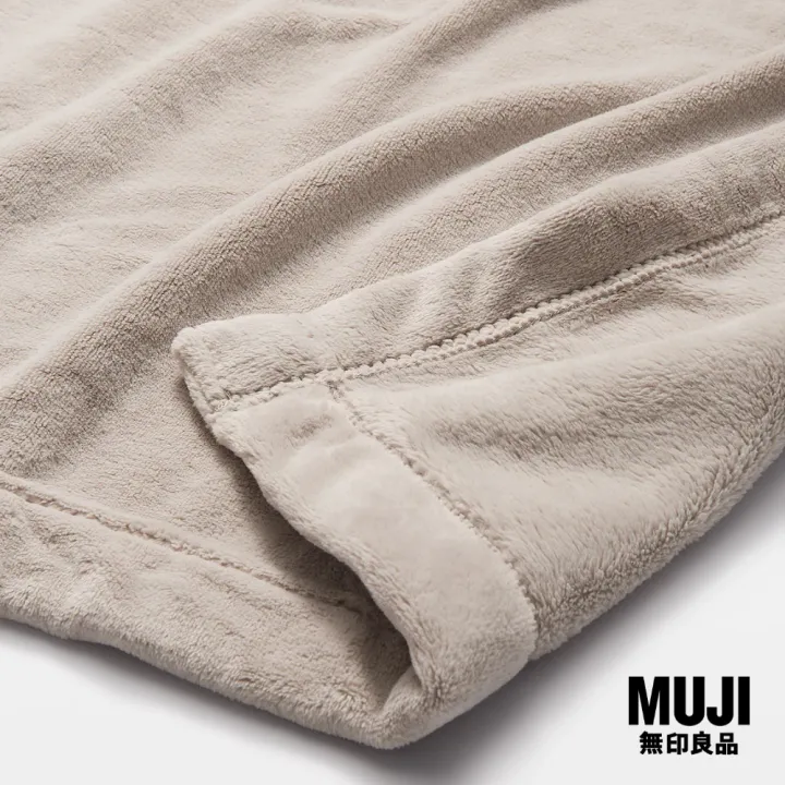 มูจิ ผ้าห่มสัมผัสนุ่มแบบบาง - MUJI Soft Touch Thin Blanket