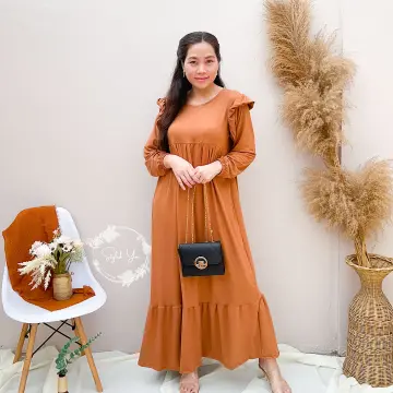 Lazada long 2025 dress casual