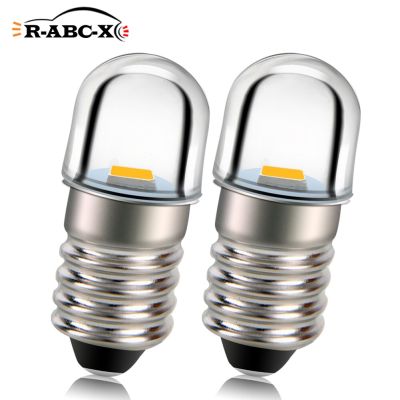 2pcs Miniature LED Light 3V 6V 12V Mini Lamps E10 P13.5S base Small Industrial instrument LED Bulbs Warm white Lionel 1447 Bulbs  LEDs  HIDs