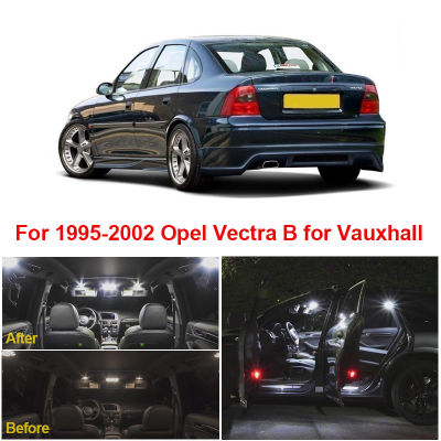 14pcs Canbus LED Bulbs Interior Light Kit For Opel Vectra B for Vauxhall Hatchback Saloon Estate 1995-2002 License Plate Lamp