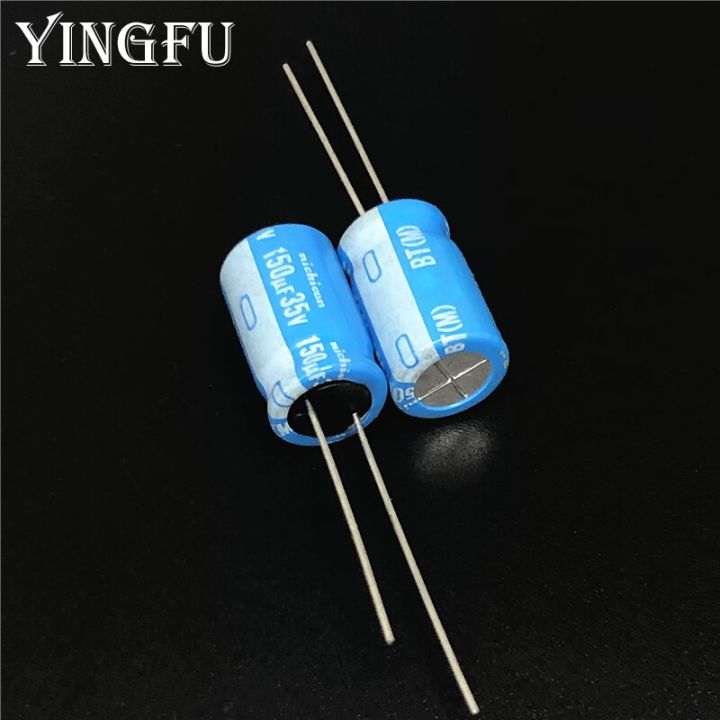 5pcs-50pcs-150uf-35v-nichicon-bt-series-10x16mm-highly-dependable-reliability-35v150uf-aluminum-electrolytic-capacitor