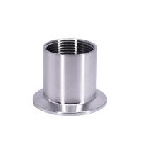 1/4 3/8 1/2 3/4 1 2 3 BSPT Female x 0.5 1.5 2 2.5 Tri Clamp Pipe Fitting Connector SUS304 Stainless Sanitary Homebrew