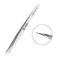 Stainless Steel Precision Tweezers Fingerprint Flying Wire Industrial Tweezers Phone Motherboard Chip Repair Hand Tools