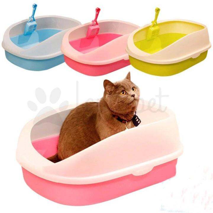 COD PET Cat Litter Box with Scoop Toilet Cat Litter Box Strainer Pet