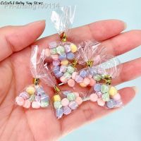 1Bag 1:12 Dollhouse Miniature Macaron Colorful Cookies Biscuit Dessert Model Living Scene Decor Toy