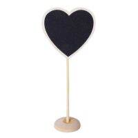 1 piece Wood Heart-shaped Small blackboard