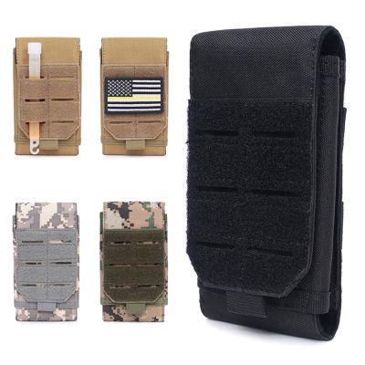 1000D Tactical Molle Pouch Outdoor Mobile Phone Pouch Waist Bag EDC Tool Accessories Bag Vest Pack Cell Phone Holder Power Points  Switches Savers Pow
