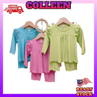 พร้อมส่ง  ชุดนอนเด็ก ชุดนอนธรรมดา ชุดนอนเด็ก ชุดนอน Baju Tidur Budak Baju Tidur kanak-kanak 6 เดือน - 5 ปี