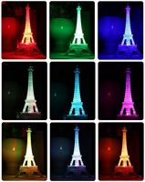 Eiffel Tower Night Light Luminaria Cute LED Art Deco Lamp Desk Bedroom Decor Small Luminaria Mesa Lighting dropshipping 2021