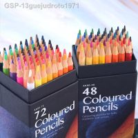 คาร์บอนไฟเบอร์ Conjunto De Lápis Oleoso Colorido Para Esboço Desenho Profissional Estudantes Arte Escolar Cores 18 24 36 48 72 Novo